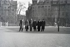 Németország, Lipcse, Rudolphstrasse, háttérben a Martin-Luther-Ring, jobbra az Új Városháza (Neues Rathaus)., 1938, Adelhardt Márta, oltáriszentség, Fortepan #212328