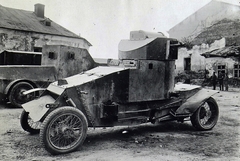 Ukraine, Zboriv, (ekkor Zborów), páncélozott jármű., 1915, Österreichische Nationalbibliothek, armoured car, Lanchester-brand, Jeffery-Poplavko-brand, Fortepan #212550