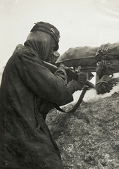 Olaszország, Ortler-Alpok, a Császári és Királyi Hadsereg egyik állása az Ortler csúcs közelében., 1917, Österreichische Nationalbibliothek, lövészárok, Fortepan #212619