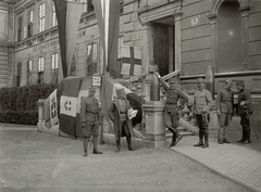 Ausztria, Villach, Peraustraße 10., Hadseregparancsnokság (egykor Állami Felsőgimnázium, ma Peraugymnasium Villach). A felvétel 1915. szeptember 11-én készült., 1915, Österreichische Nationalbibliothek, Fortepan #212717