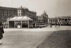 Ausztria, Bécs, Heldenplatz a Hofburg előtt. Úrnapja, a felvétel 1917. június 7-én készült., 1917, Österreichische Nationalbibliothek, katona, Fortepan #212806