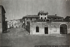 Olaszország, Monfalcone, Piazza della Repubblica, balra a Salita dei Granatieri a Via Bartolomeo Colleoni felé., 1918, Österreichische Nationalbibliothek, Fortepan #212831