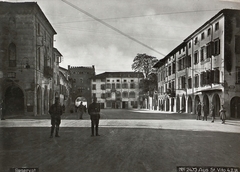 Olaszország, San Vito al Tagliamento, Piazza del Popolo a Torre Raimmonda felé nézve., 1918, Österreichische Nationalbibliothek, Fortepan #212834