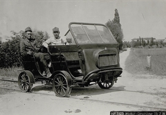 1918, Österreichische Nationalbibliothek, automobil, vasúti hajtány, Fortepan #212869