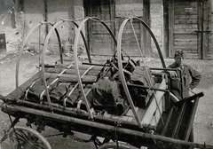 Italy, Trento, a Császári és Királyi Hadsereg tűzérségi felszerelést szállító szekere. A felvétel 1917. június 10-én készült., 1917, Österreichische Nationalbibliothek, artillery, chariot, army, Fortepan #212880