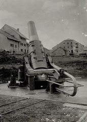 Olaszország, Serrada, a Császári és Királyi Hadsereg 42 cm-es lövege., 1917, Österreichische Nationalbibliothek, Fortepan #212888