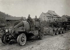 Olaszország, Serrada, a Császári és Királyi Hadsereg 42 cm-es lövege., 1917, Österreichische Nationalbibliothek, Fortepan #212889