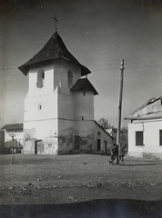 Romania, Bogdana kolostor, harangláb., 1917, Österreichische Nationalbibliothek, pylon, yoke, Fortepan #212932