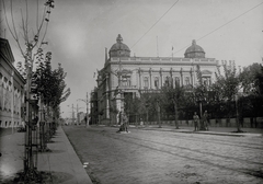 Szerbia, Belgrád, ulica Kralja Milana, a szerb királyi palota (Stari Dvor). A felvétel 1915. október 8-án, a városnak a Császári és Királyi Hadsereg által történt elfoglalása idején készült., 1915, Österreichische Nationalbibliothek, Fortepan #212950