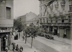 Ukrajna, Ivano-Frankivszk, (ekkor Stanislau), jobbra Függetlenség (Nezalezsnosztyi) utca 4., Hotel Union)., 1915, Österreichische Nationalbibliothek, Fortepan #212959