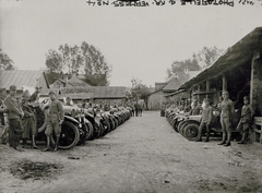 Ukrajna, Kovel, a Császári és Királyi Hadsereg személygépjárművei., 1917, Österreichische Nationalbibliothek, automobil, Fortepan #212965