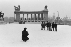 Magyarország, Budapest XIV., Hősök tere, Millenniumi emlékmű., 1981, Szalay Zoltán, Budapest, Fortepan #213081