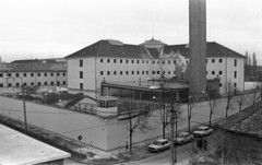 Hungary, Szeged, Cserzy Mihály utca - Pozsonyi Ignác utca sarok. A Szegedi Fegyház és Börtön (közismert néven „Csillagbörtön”, vagy „Csillag”)., 1985, Urbán Tamás, Fortepan #213379