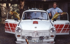 Németország, 1990, Urbán Tamás, Trabant-márka, színes, NDK, Fortepan #213679