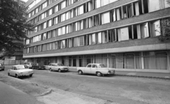 Magyarország, Budapest XI., Stoczek József (Stoczek) utca 5., a BME Martos Flóra Kollégiuma., 1975, Urbán Tamás, rendszám, Budapest, Fortepan #213711