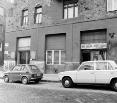 Magyarország, Budapest I., Batthyány utca 26., balra a Linzi lépcső., 1970, FŐFOTÓ, rendszám, Budapest, Fortepan #214347