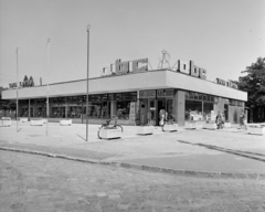 Magyarország, Budapest IV., ABC Áruház a Kiss János utca és a Szilágyi utca találkozásánál, az Árpád út felől nézve., 1970, FŐFOTÓ, Budapest, Fortepan #214384