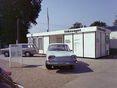 Magyarország, Városliget,Budapesti Nemzetközi Vásár, Budapest XIV., 1970, FŐFOTÓ, színes, Volkswagen-márka, Volkswagen Typ4, Budapest, Volkswagen Typ3, Fortepan #214507