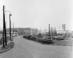 Magyarország, Budapest XI., Hamzsabégi út, szemben a 60/C és D jelű épület., 1971, FŐFOTÓ, Budapest, MÁV M61 sorozat, MÁV M62 sorozat, Fortepan #214904