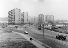 Magyarország, Budapest XI., a Budafoki út - Bogdánfy utca - Irinyi József utca közötti házak a Hamzsabégi út melletti vasúti töltésről nézve., 1971, FŐFOTÓ, Budapest, Lágymányosi lakótelep, Fortepan #214912