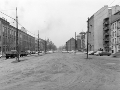 Magyarország, Budapest XIV., Hungária körút Semsey Andor utca - Thököly út közötti szakasza, balra a Telefongyár épülete., 1971, FŐFOTÓ, Budapest, Fortepan #214933