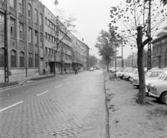 Magyarország, Budapest XIV., a Hungária körút Semsey Andor utca - Thököly út közötti szakasza, balra a Telefongyár épülete., 1971, FŐFOTÓ, Budapest, Fortepan #214935