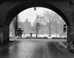 Magyarország, Budapest XIX., Wekerletelep, Kós-kapu a Hungária út felől a Kós Károly (Petőfi) tér felé nézve., 1971, FŐFOTÓ, Budapest, Fortepan #214954