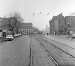 Magyarország, Óbuda, Budapest III., Vörösvári út a Flórián tér felé nézve., 1971, FŐFOTÓ, Budapest, Fortepan #214980