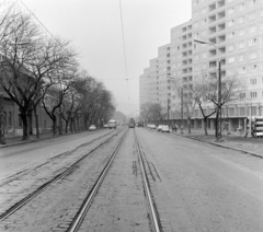 Magyarország, Óbuda, Budapest III., Vörösvári út a Flórián tér felől a Bécsi út felé nézve., 1971, FŐFOTÓ, Budapest, Fortepan #214981