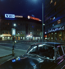 Magyarország, Budapest VII.,Budapest VIII., Baross tér a Szabadság Szálló előtt. Szemben a Rákóczi út torkolata., 1971, FŐFOTÓ, Budapest, Fortepan #215051