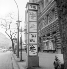 1971, FŐFOTÓ, ad pillar, lamp post, Fortepan #215221