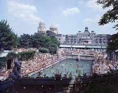 Hungary, Budapest XI., Gellért Gyógyfürdő, hullámmedence., 1971, FŐFOTÓ, Budapest, Fortepan #215360