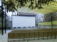 Hungary, Nagykanizsa, Rozgonyi utca, Kertmozi., 1971, FŐFOTÓ, outdoor cinema, Fortepan #215424