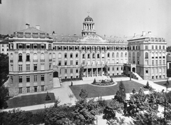 Magyarország, Budapest XI., Villányi út (Szt. Imre herceg útja) 5-7. Szent Margit Gimnázium., 1935, Hegedűs Judit, gimnázium, palota, Budapest, neobarokk stílus, Fábián Gáspár-terv, Fortepan #21577