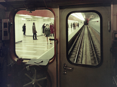 Magyarország, Budapest II., Széll Kálmán (Moszkva) tér, metróállomás., 1973, FŐFOTÓ, BKV-szervezet, metró, metróállomás, Budapest, Fortepan #215802