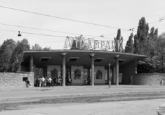 Magyarország, Városliget, Budapest XIV., Állatkerti körút, a Vidámpark főbejárata., 1973, FŐFOTÓ, Budapest, Fortepan #215841