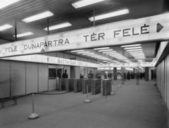 Magyarország, Budapest I., Batthyány téri aluljáró, a metró utascsarnoka., 1973, FŐFOTÓ, Budapest, Fortepan #216137