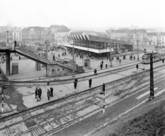 Magyarország, Budapest II., Széll Kálmán (Moszkva) tér, középen a metróállomás csarnoka., 1973, FŐFOTÓ, Budapest, Fortepan #216156