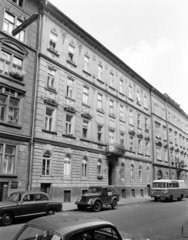 Magyarország, Budapest VII., Marek József utca 32., 1974, FŐFOTÓ, Budapest, mercedes w120, Robur-márka, GAZ 69, Fortepan #216266