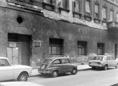 Magyarország, Budapest VII., Kertész utca 35., 1974, FŐFOTÓ, rendszám, Budapest, Zastava 750, VAZ 2101, Fortepan #216301