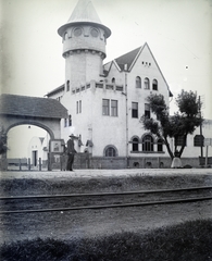 Románia,Erdély, Arad, Calea Aurel Vlaicu 65-67., a Magyar Automobil Részvény Társaság / MARTA autógyár üzeme., 1910, Major Lajos, főbejárat, Fortepan #216358