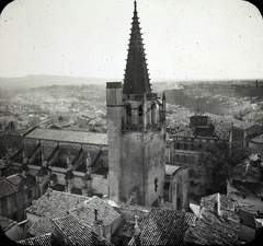 France, Collégiale Royale Sainte-Marthe / Szent Márta-templom., 1916, Major Lajos, Fortepan #216379