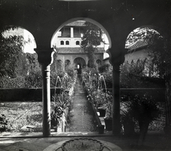 Spain, Alhambra, Generalife-palota (Palacio del Generalife)., 1916, Major Lajos, Fortepan #216393