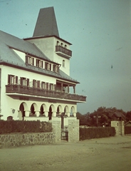 Magyarország, Széchenyihegy, Budapest XII., Rege utca, Golf (később Vörös Csillag, majd Panoráma) szálloda., 1938, Fortepan, színes, Budapest, Lauber Dezső-terv, Bereczky László-terv, Fortepan #21644