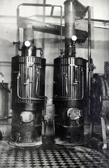 Hungary, Cegléd, Törteli út, Horthy Miklós Közkórház kazánháza (később Toldy Ferenc Kórház)., 1932, Kádár István, boiler house, boiler, Fortepan #216916