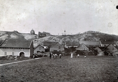 Magyarország, Budaörs, a Kő-hegy a Kőhíd utca irányából nézve., 1910, Jakob Bleyer Heimatmuseum, pincesor, Best of, Fortepan #217000