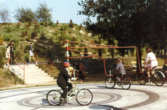 1974, Debreceni Állatkert és Vidámpark, kerékpár, színes, Fortepan #217034