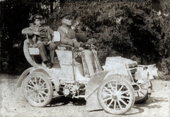 1908, Pakots Zsolt, chauffeur, automobile, driving cap, Nesselsdorfer-brand, Fortepan #217361