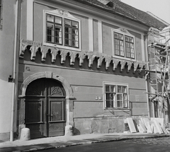 Magyarország, budai Vár, Budapest I., Országház utca 20., 1960, Kotnyek Antal, házszám, Budapest, Fortepan #21790