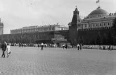 Oroszország, Moszkva, Vörös tér, középen a Lenin mauzóleum., 1969, BL, Fortepan #218274